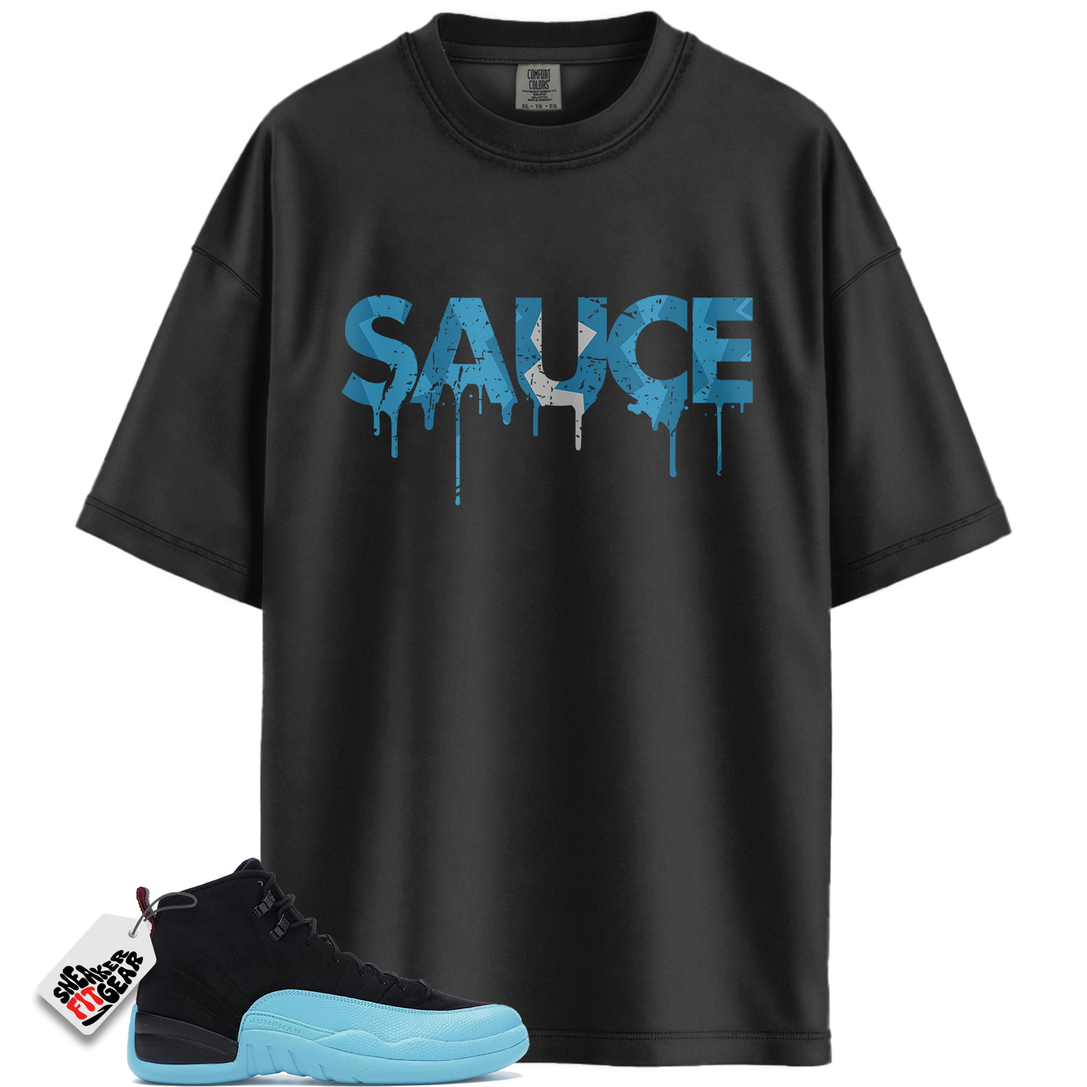 Jordan 12 Retro Gamma Blue Match Shirts, Sauce Shirt To Match Jordan 12 Retro Gamma Blue