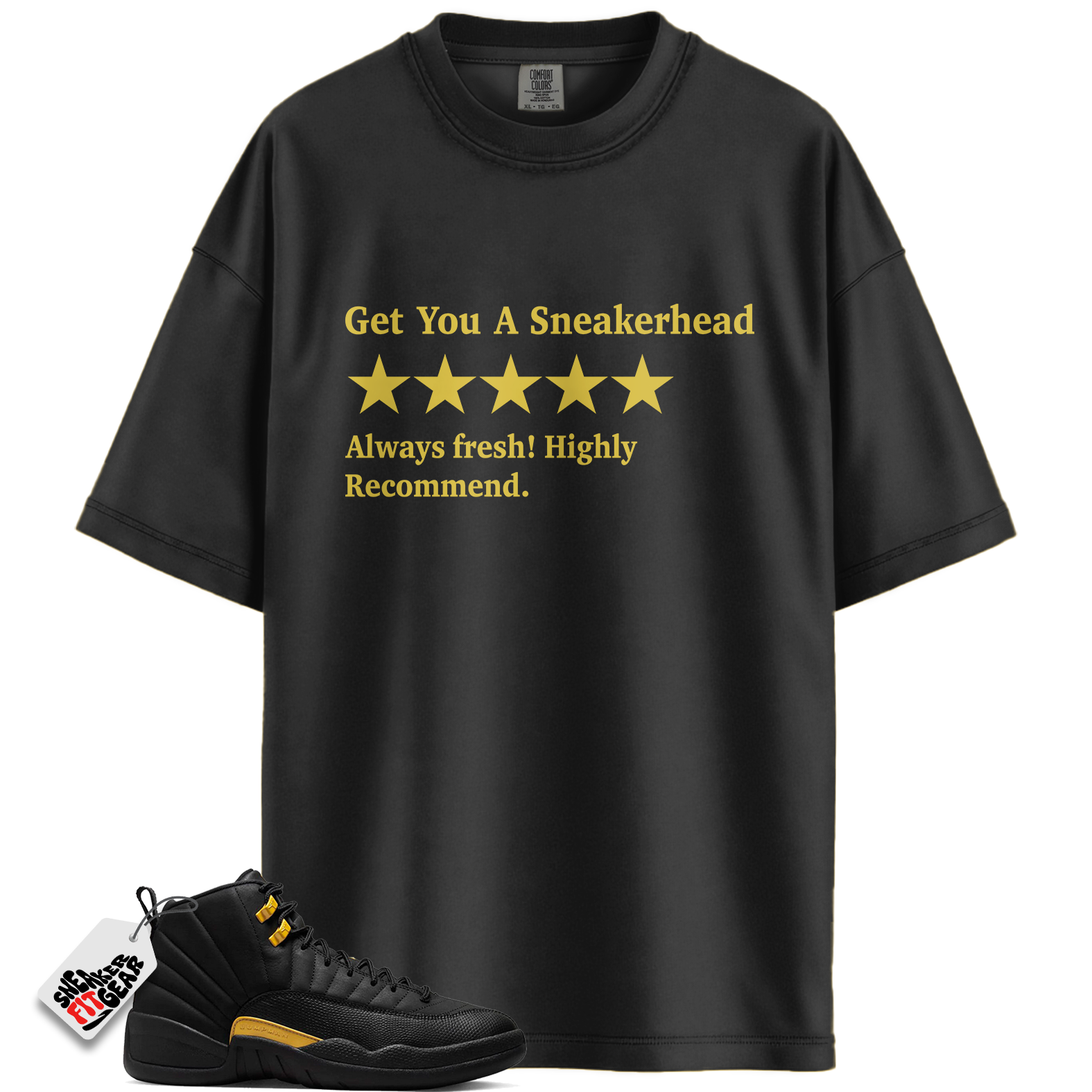 Jordan 12 Retro Black Taxi Match Shirts, Get You A Sneakerhead To Match Jordan 12 Retro Black Taxi