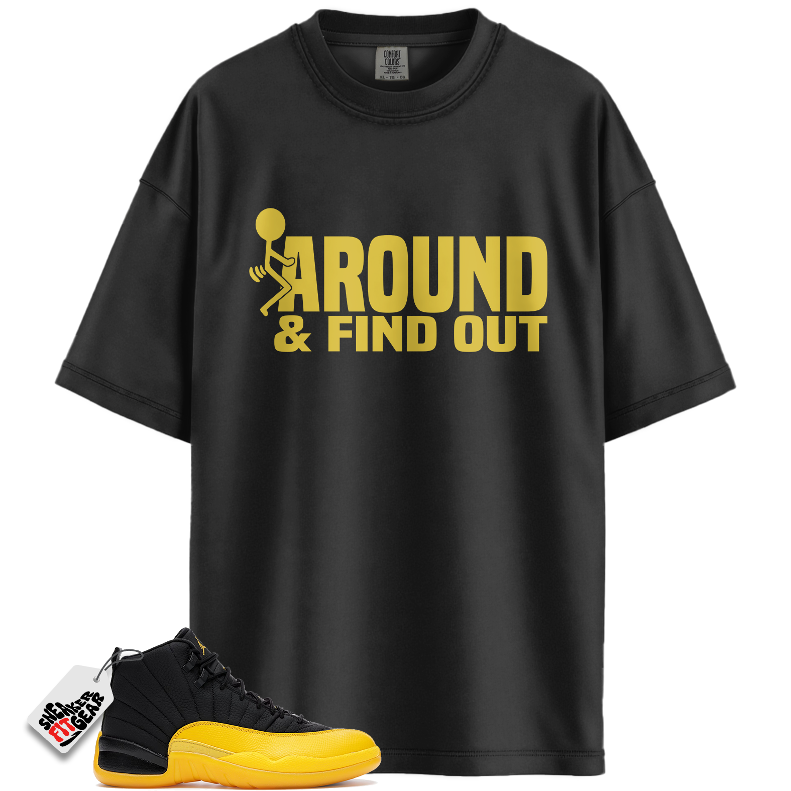 Jordan 12 Retro Black University Gold Match Shirts, Find Out To Match Jordan 12 Retro Black University Gold Main image