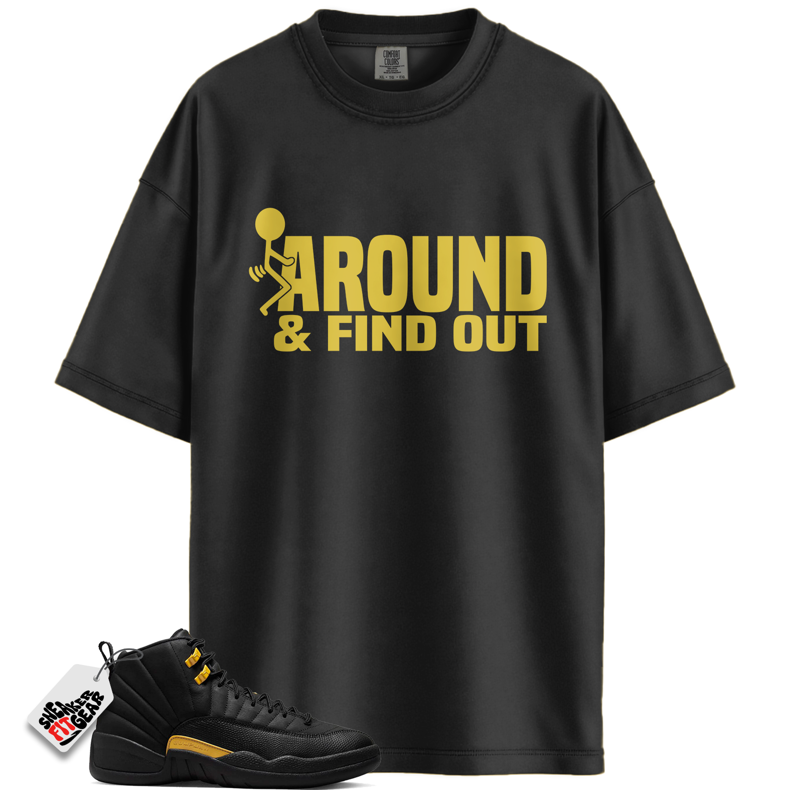 Jordan 12 Retro Black Taxi Match Shirts, Find Out To Match Jordan 12 Retro Black Taxi