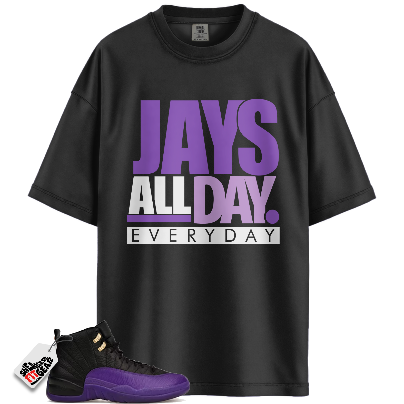 Jordan 12 Field Purple Match Shirts, Jays all day Shirt To Match Jordan 12 Field Purple