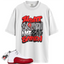 Jordan 12 Retro Cherry Outfits Match Shirts, RED HEART BROKEN BAWS To Match Jordan 12 Retro Cherry Outfits