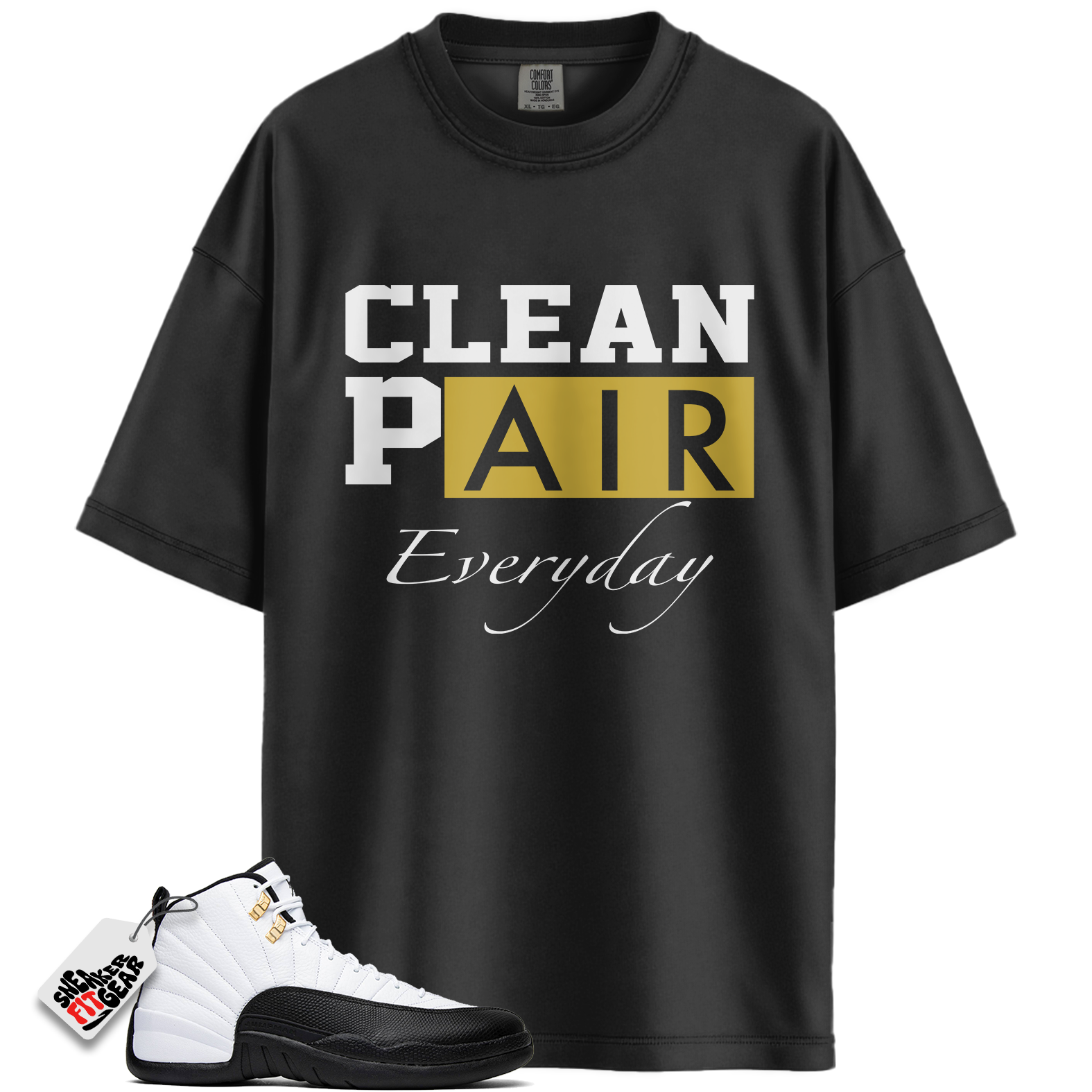 Jordan 12 Retro Taxi (2025) Match Shirts, Clean Shirt To Match Jordan 12 Retro Taxi (2025)