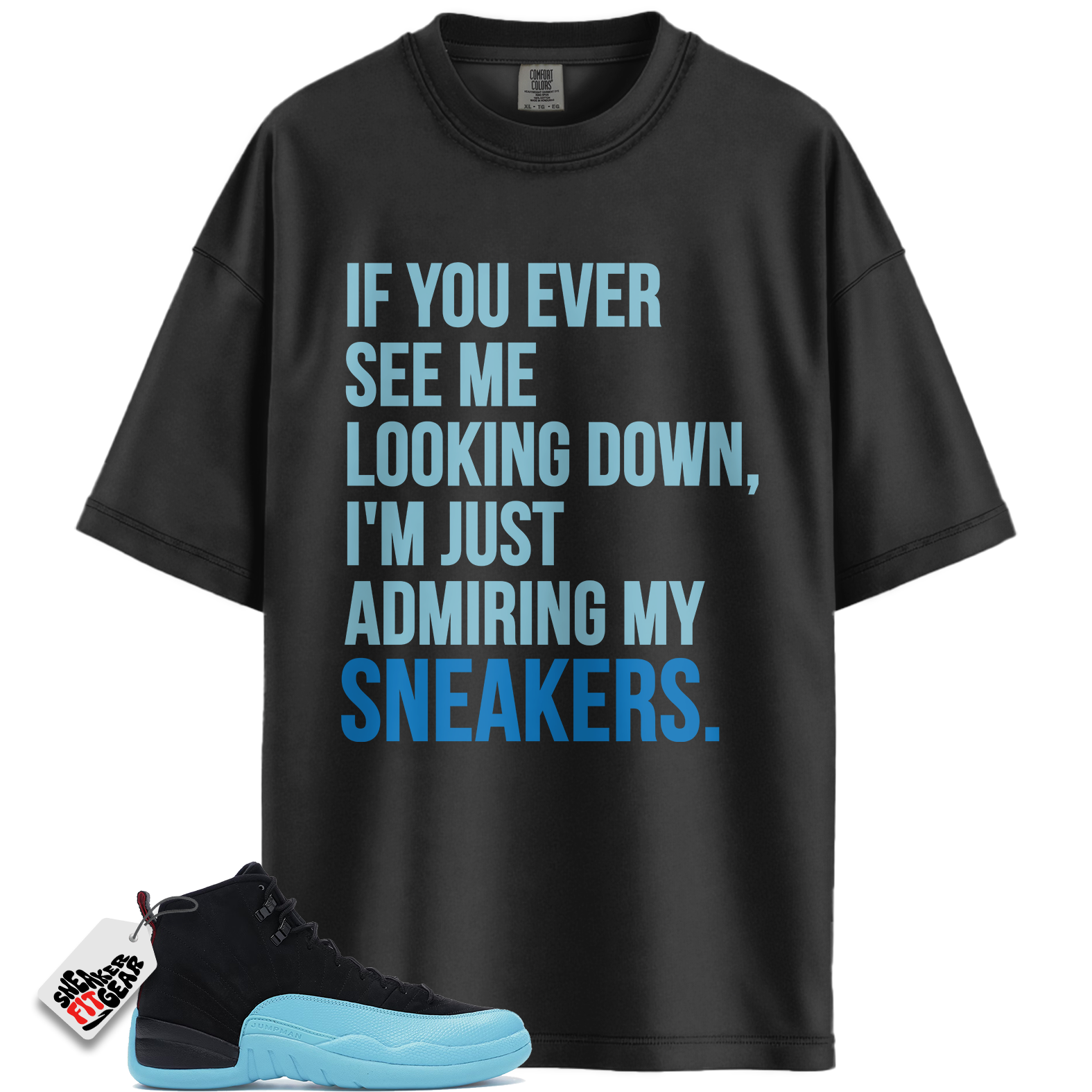 Jordan 12 Retro Gamma Blue Match Shirts, Sneakers Shirt To Match Jordan 12 Retro Gamma Blue Main image