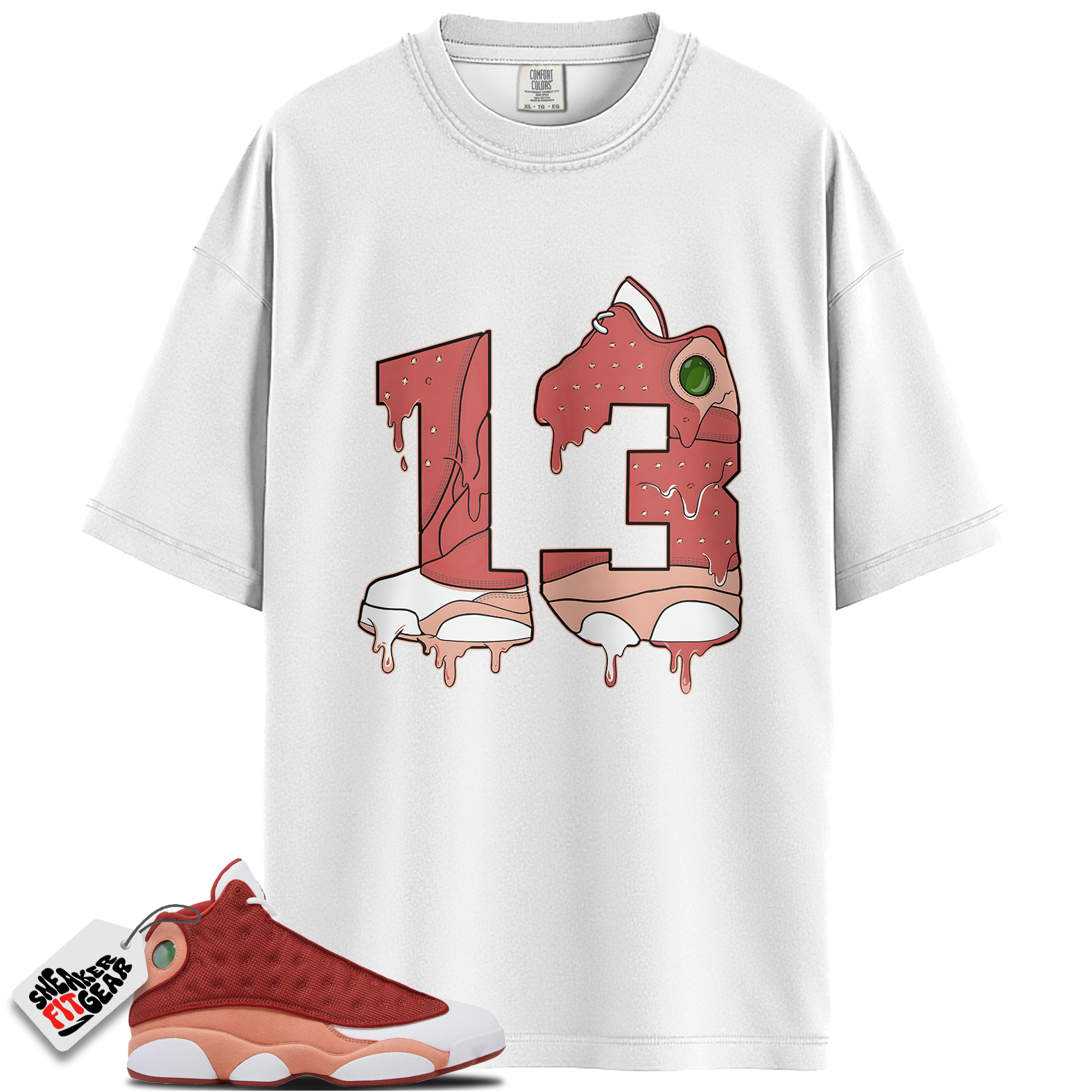 Jordan 13 Retro Dune Red Match Shirts, 13 Shirt To Match Jordan 13 Retro Dune Red Main image