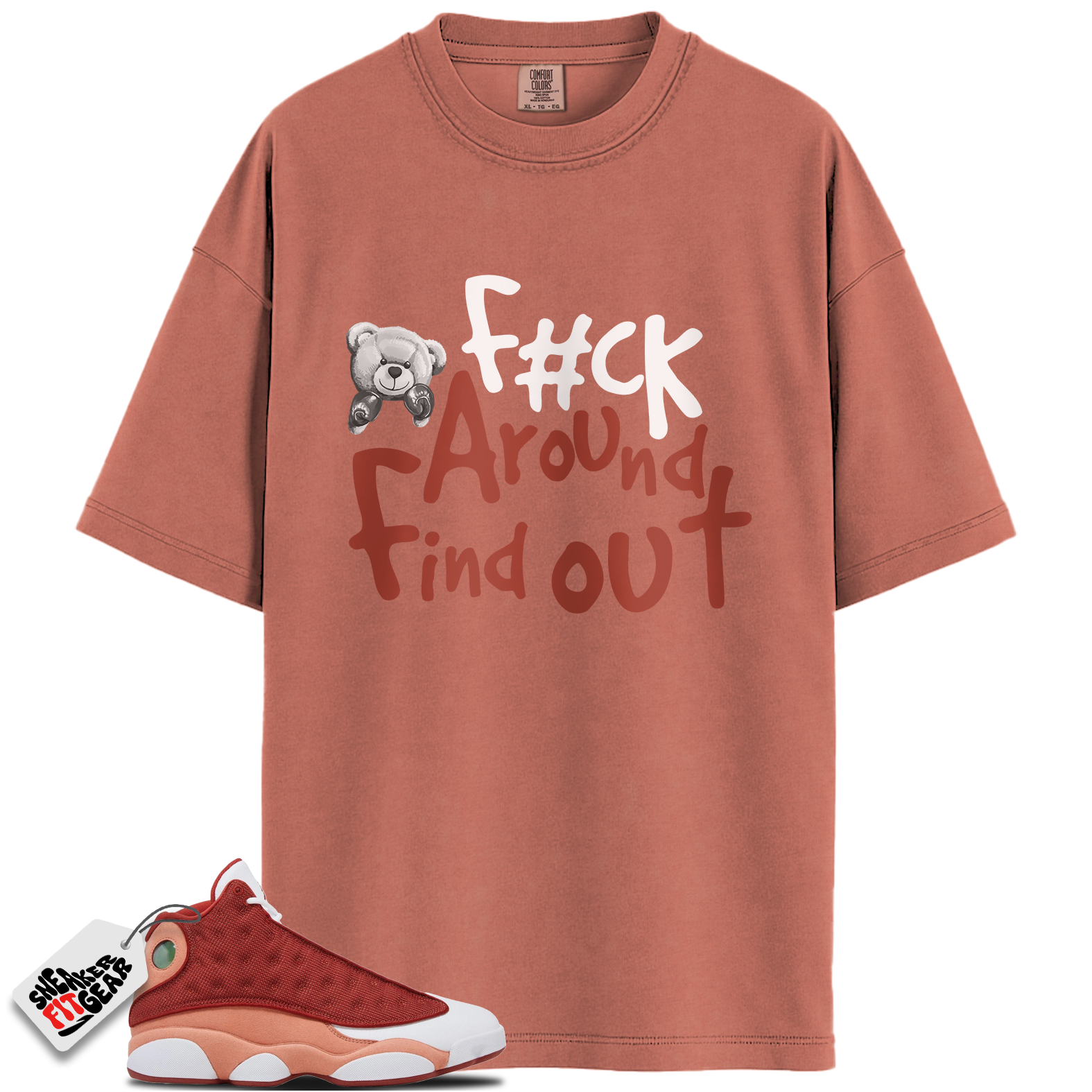 Jordan 13 Retro Dune Red Match Shirts, FCK To Match Jordan 13 Retro Dune Red