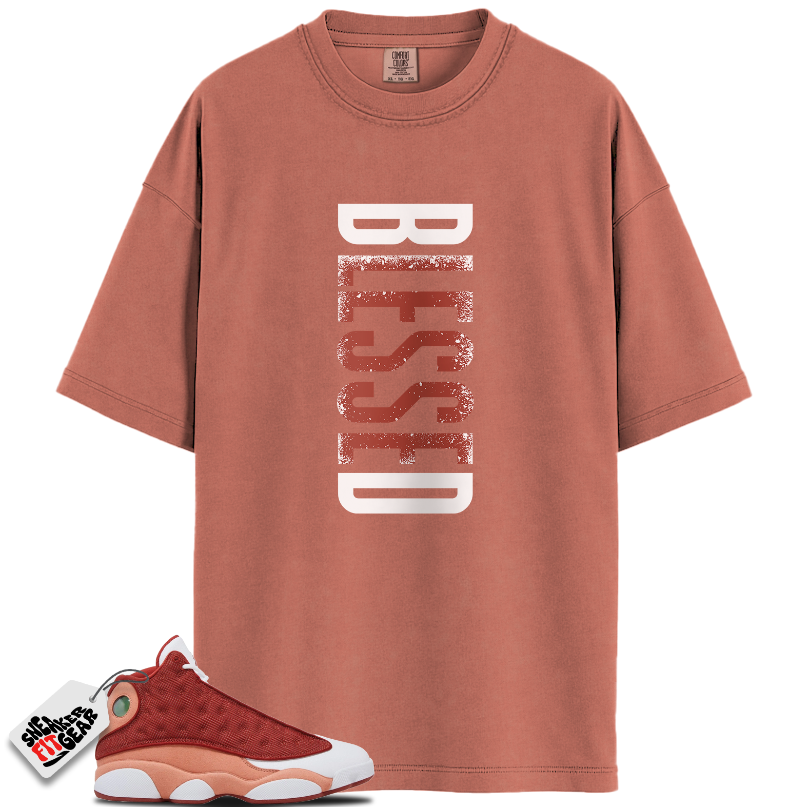 Jordan 13 Retro Dune Red Match Shirts, VERTBLS To Match Jordan 13 Retro Dune Red