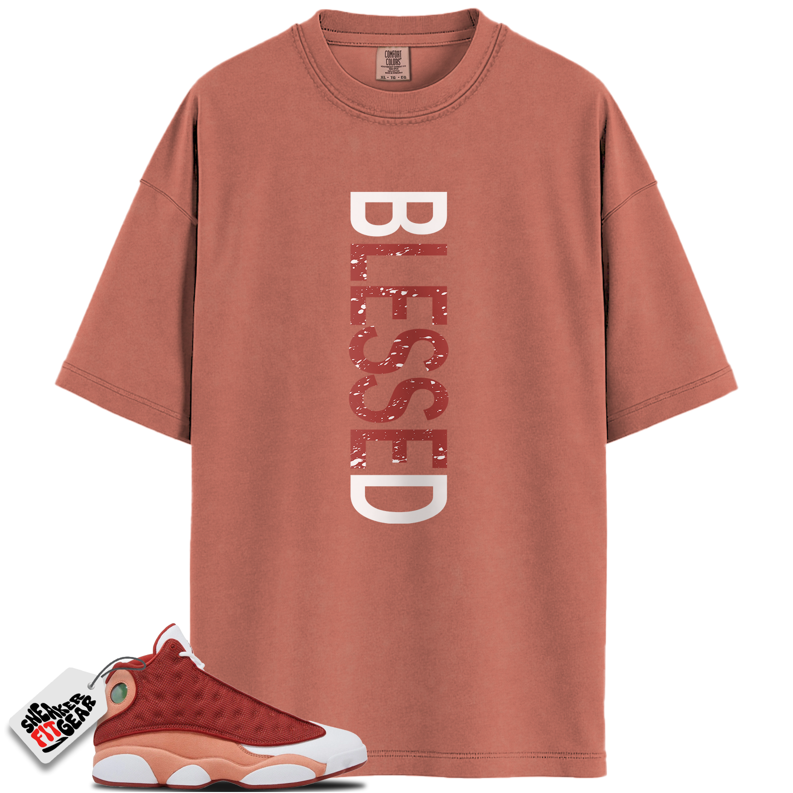 Jordan 13 Retro Dune Red Match Shirts, BLSSD To Match Jordan 13 Retro Dune Red
