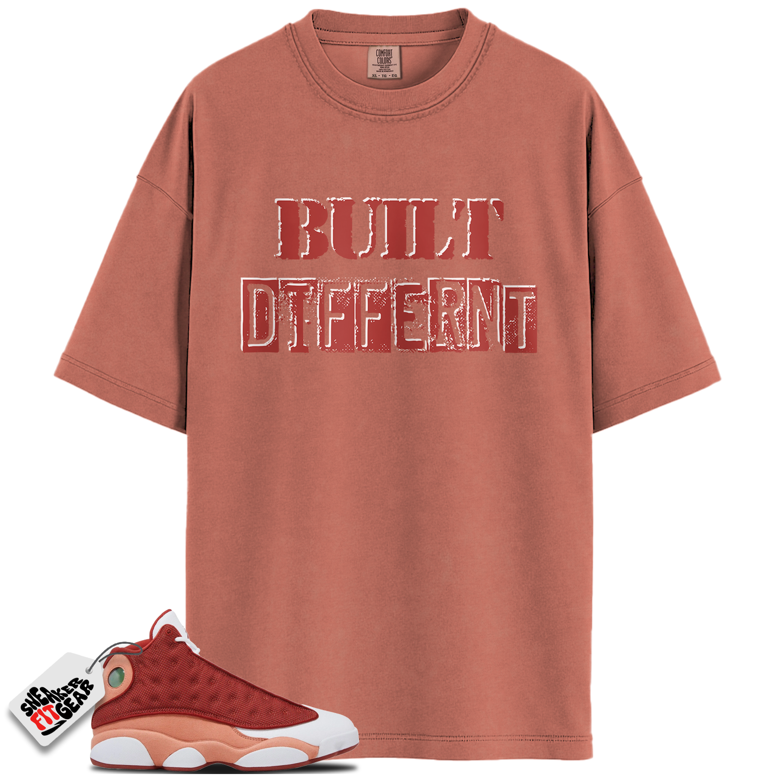 Jordan 13 Retro Dune Red Match Shirts, BD To Match Jordan 13 Retro Dune Red