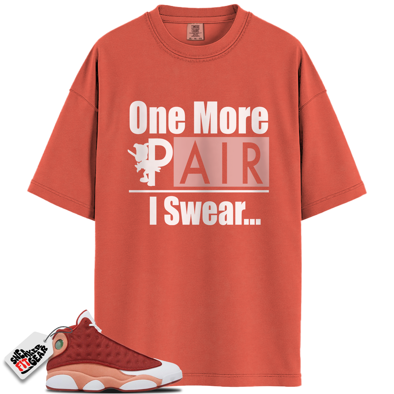 Jordan 13 Retro Dune Red Match Shirts, One More Pair To Match Jordan 13 Retro Dune Red