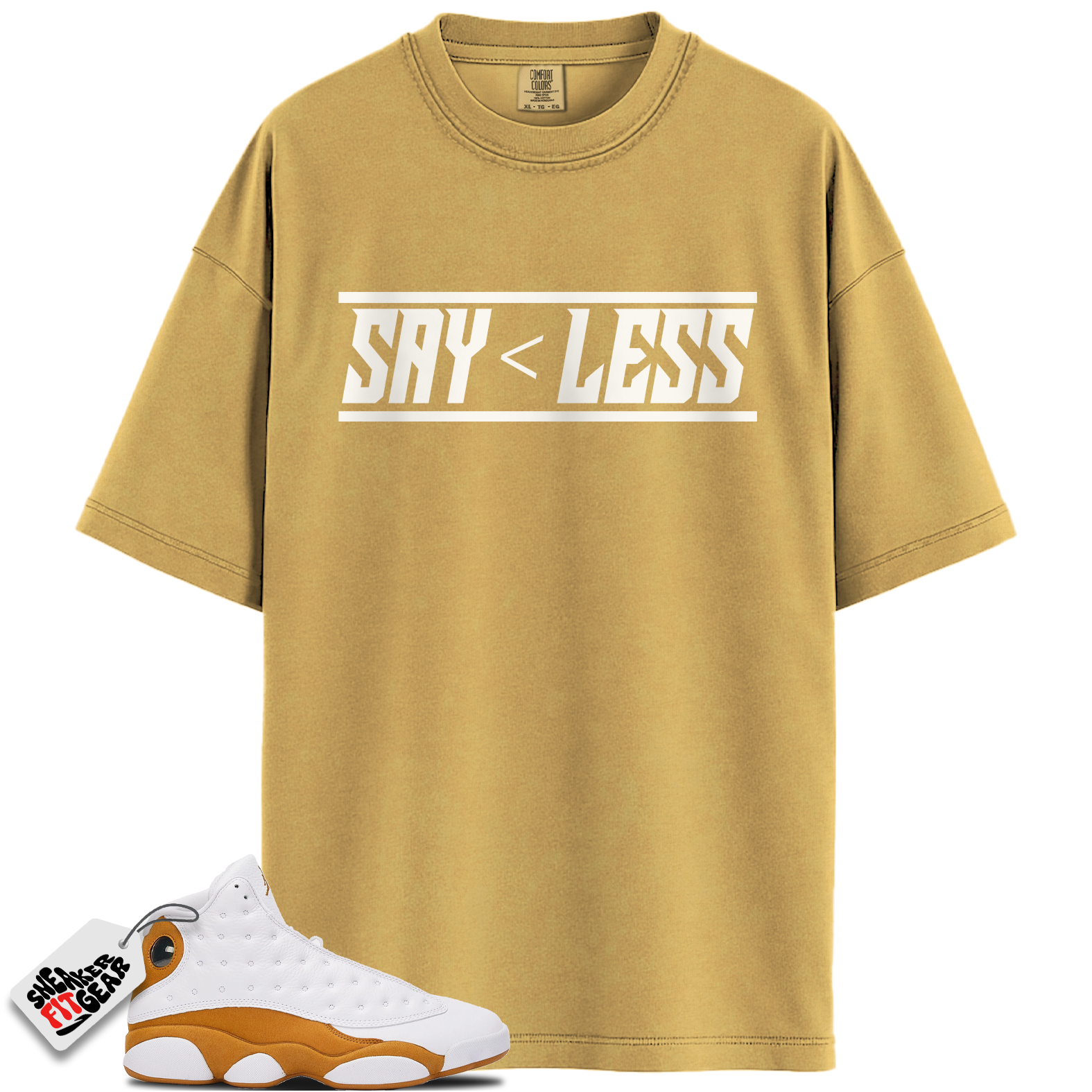 Jordan 13 Retro Wheat Match Shirts, SAYLESS To Match Jordan 13 Retro Wheat