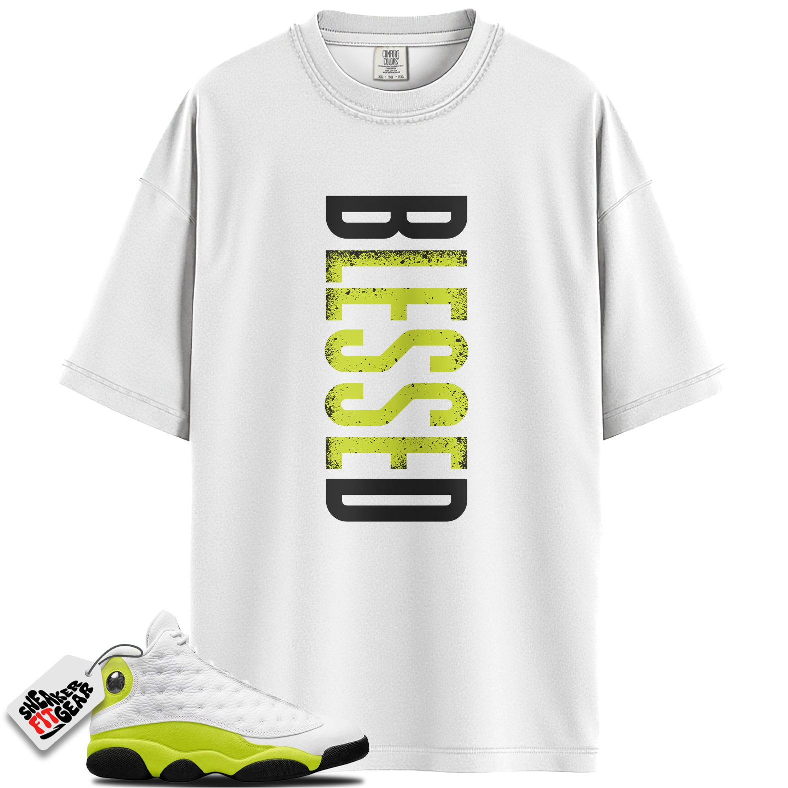 Jordan 13 Retro Bright Cactus Match Shirts, VERTBLS To Match Jordan 13 Retro Bright Cactus