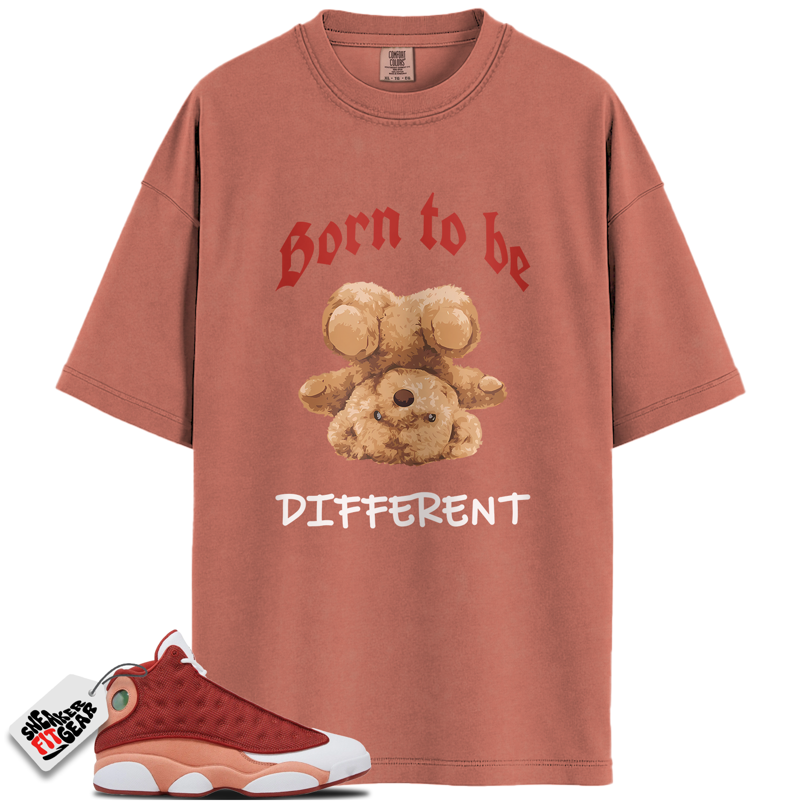 Jordan 13 Retro Dune Red Match Shirts, BRNDFFRNT To Match Jordan 13 Retro Dune Red