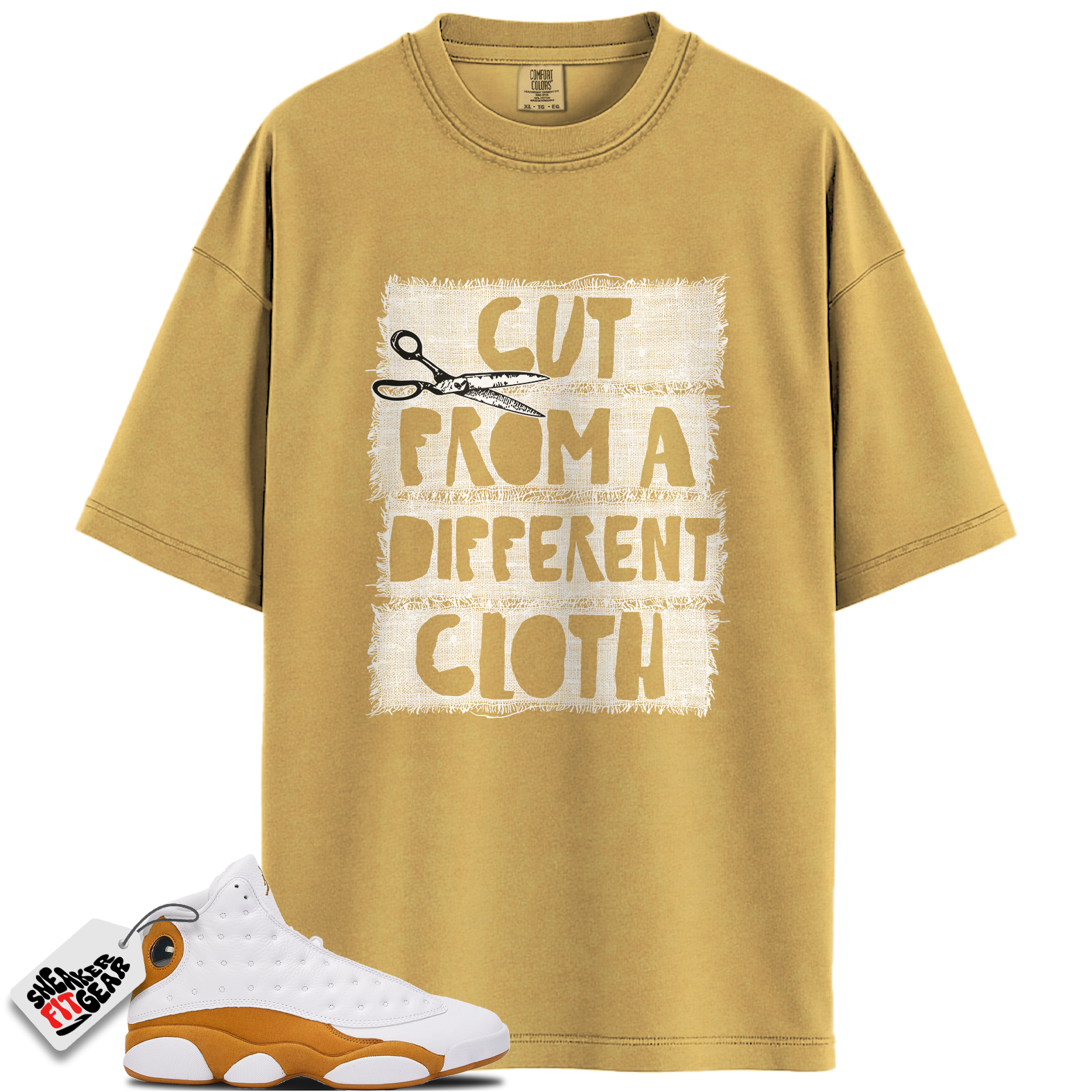 Jordan 13 Retro Wheat Match Shirts, CUT To Match Jordan 13 Retro Wheat