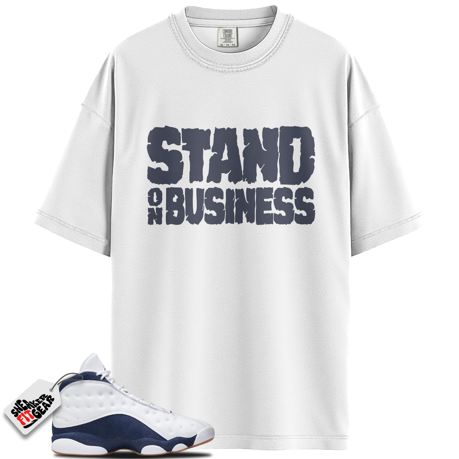 Jordan 13 Retro Midnight Navy Match Shirts, Stand On Business To Match Jordan 13 Retro Midnight Navy