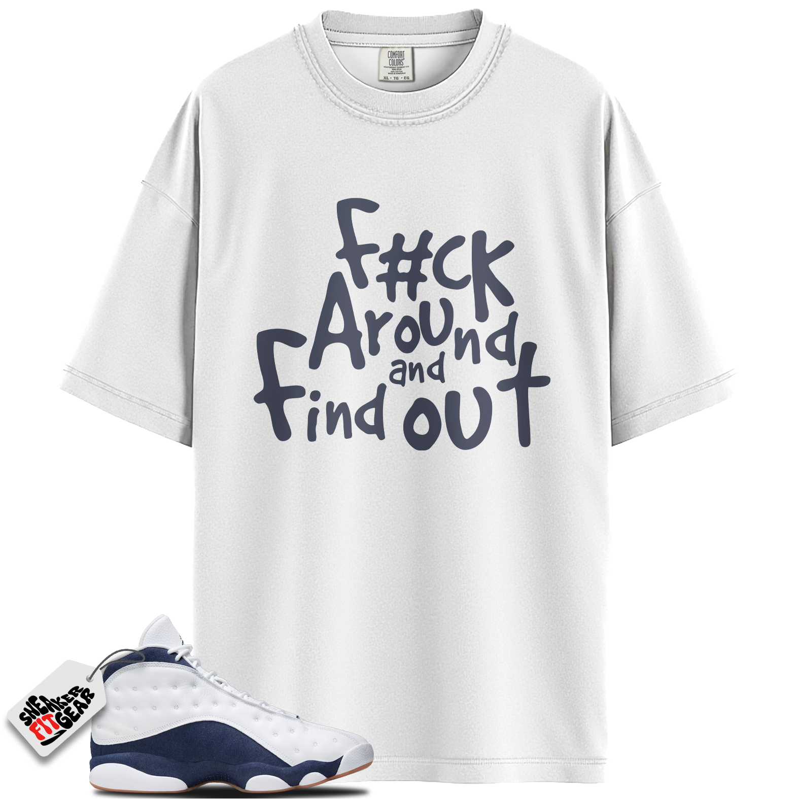 Jordan 13 Retro Midnight Navy Match Shirts, FCK2 To Match Jordan 13 Retro Midnight Navy