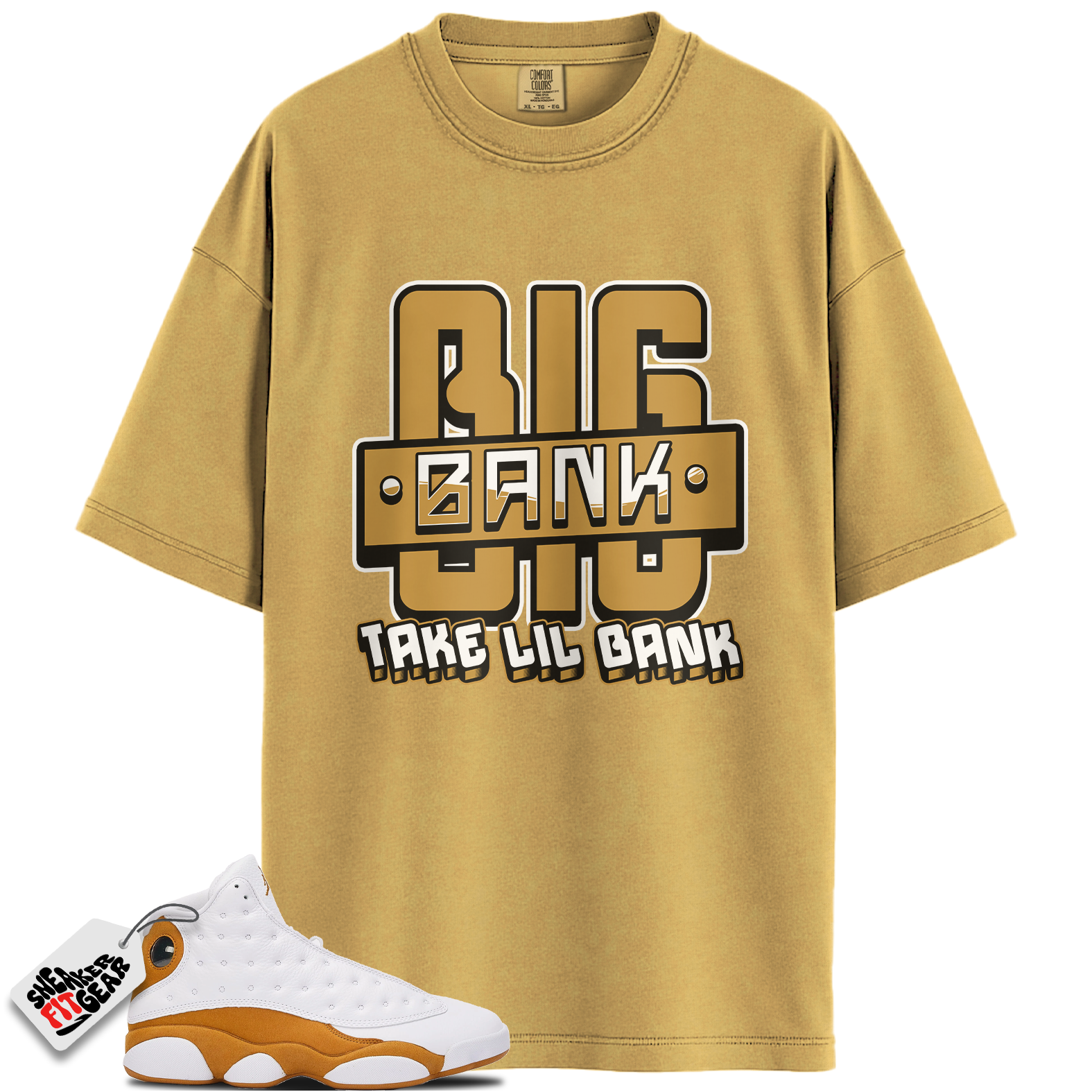 Jordan 13 Retro Wheat Match Shirts, WHEAT BIG BANK To Match Jordan 13 Retro Wheat