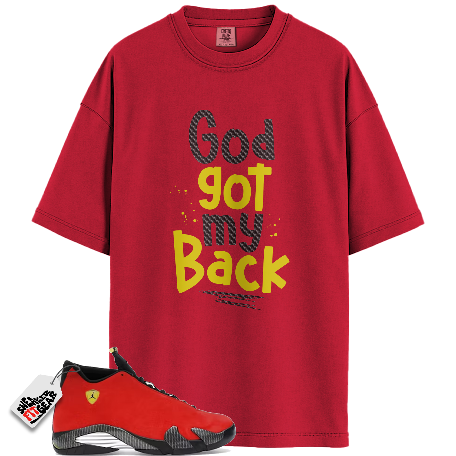 Jordan 14 Retro Ferrari (2025) Match Shirts, GOD To Match Jordan 14 Retro Ferrari (2025)