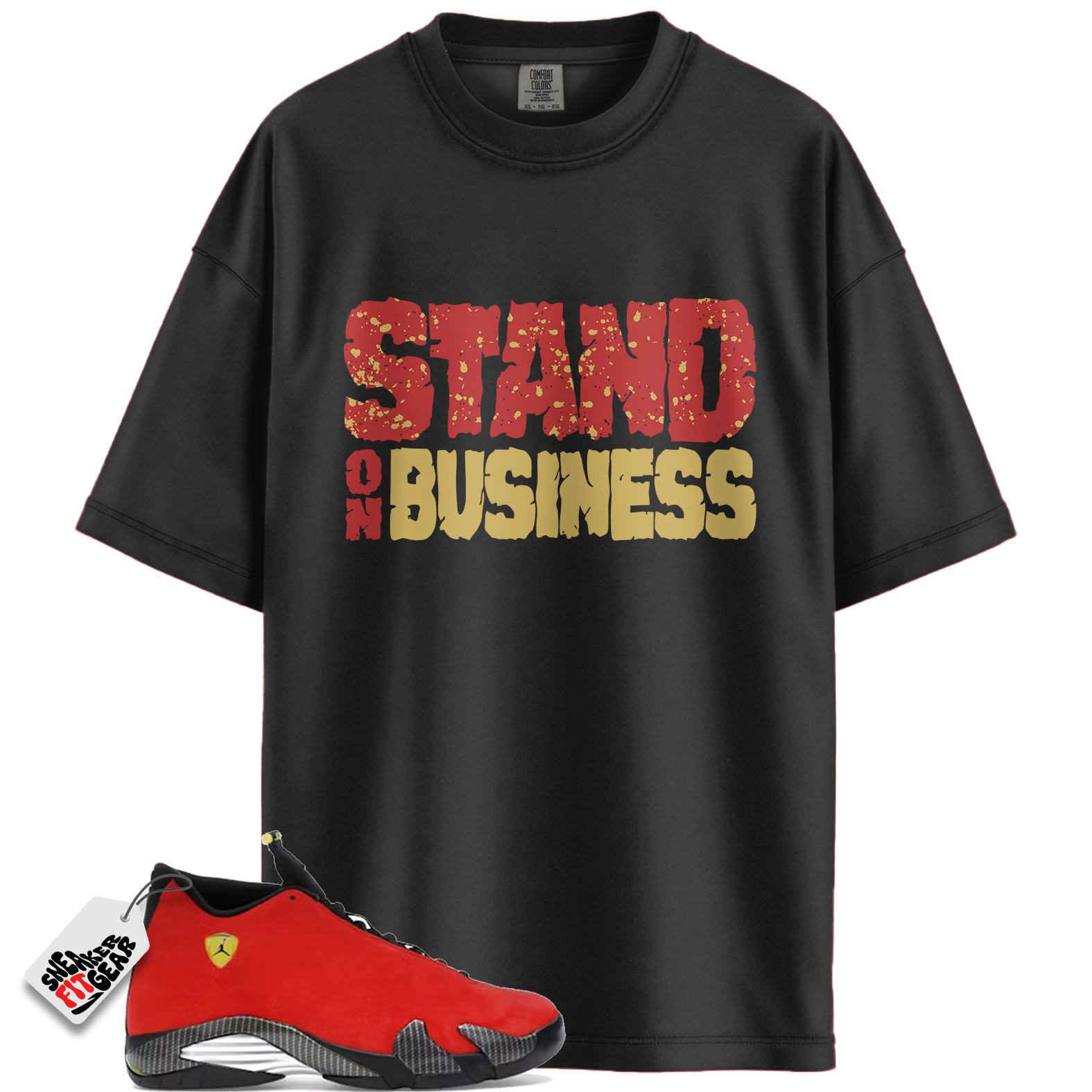 Jordan 14 Retro Ferrari (2025) Match Shirts, Stand On Shirt To Match Jordan 14 Retro Ferrari (2025)