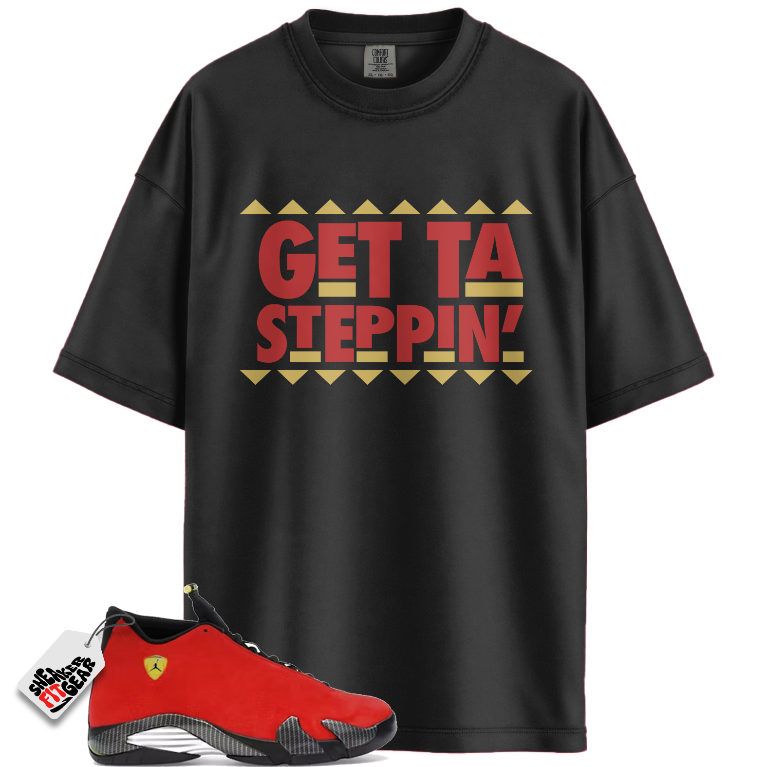 Jordan 14 Retro Ferrari (2025) Match Shirts, STEPPIN Shirt To Match Jordan 14 Retro Ferrari (2025)