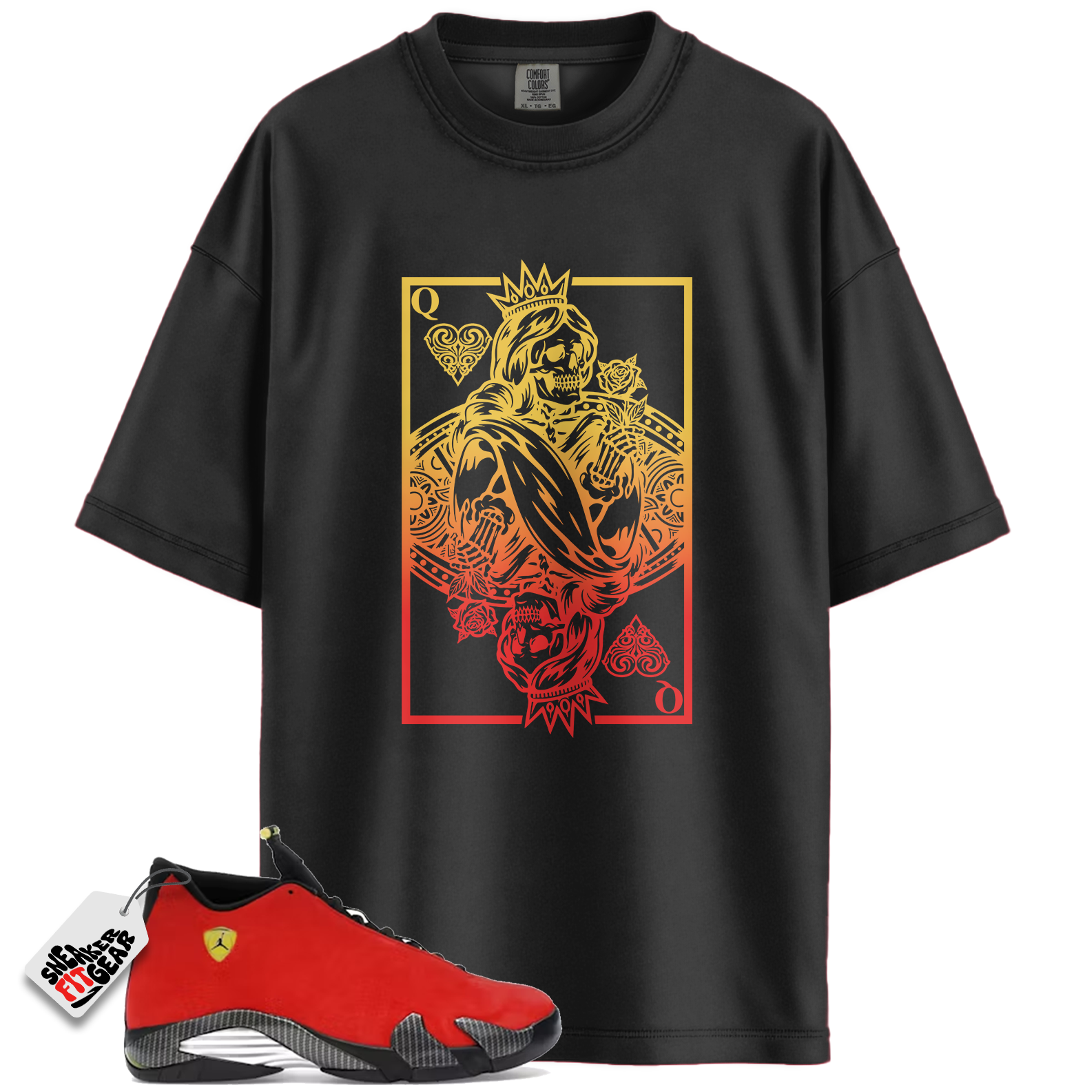 Jordan 14 Retro Ferrari (2025) Match Shirts, QC Shirt To Match Jordan 14 Retro Ferrari (2025) Main image