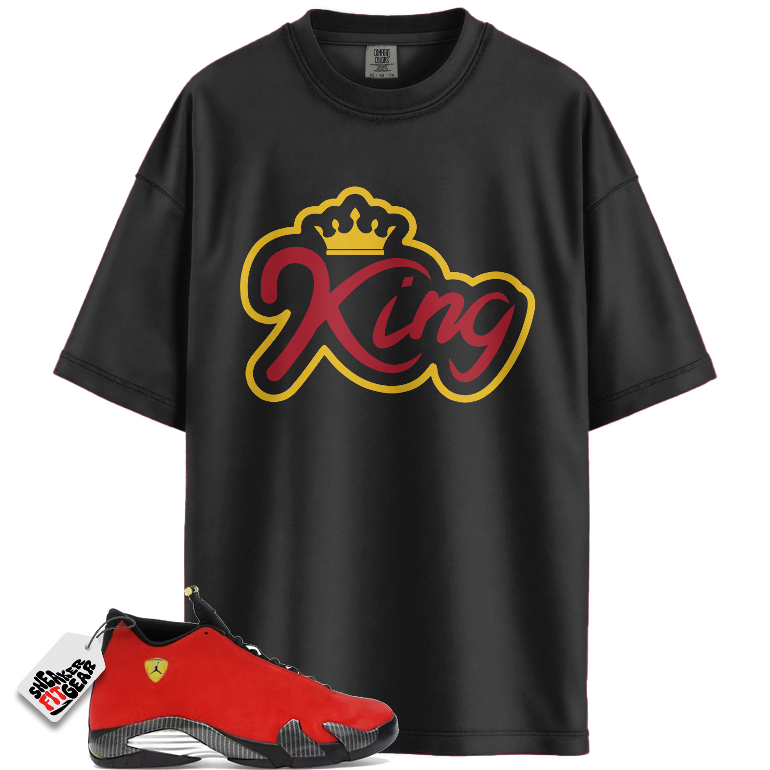 Jordan 14 Retro Ferrari (2025) Match Shirts, King Shirt To Match Jordan 14 Retro Ferrari (2025)