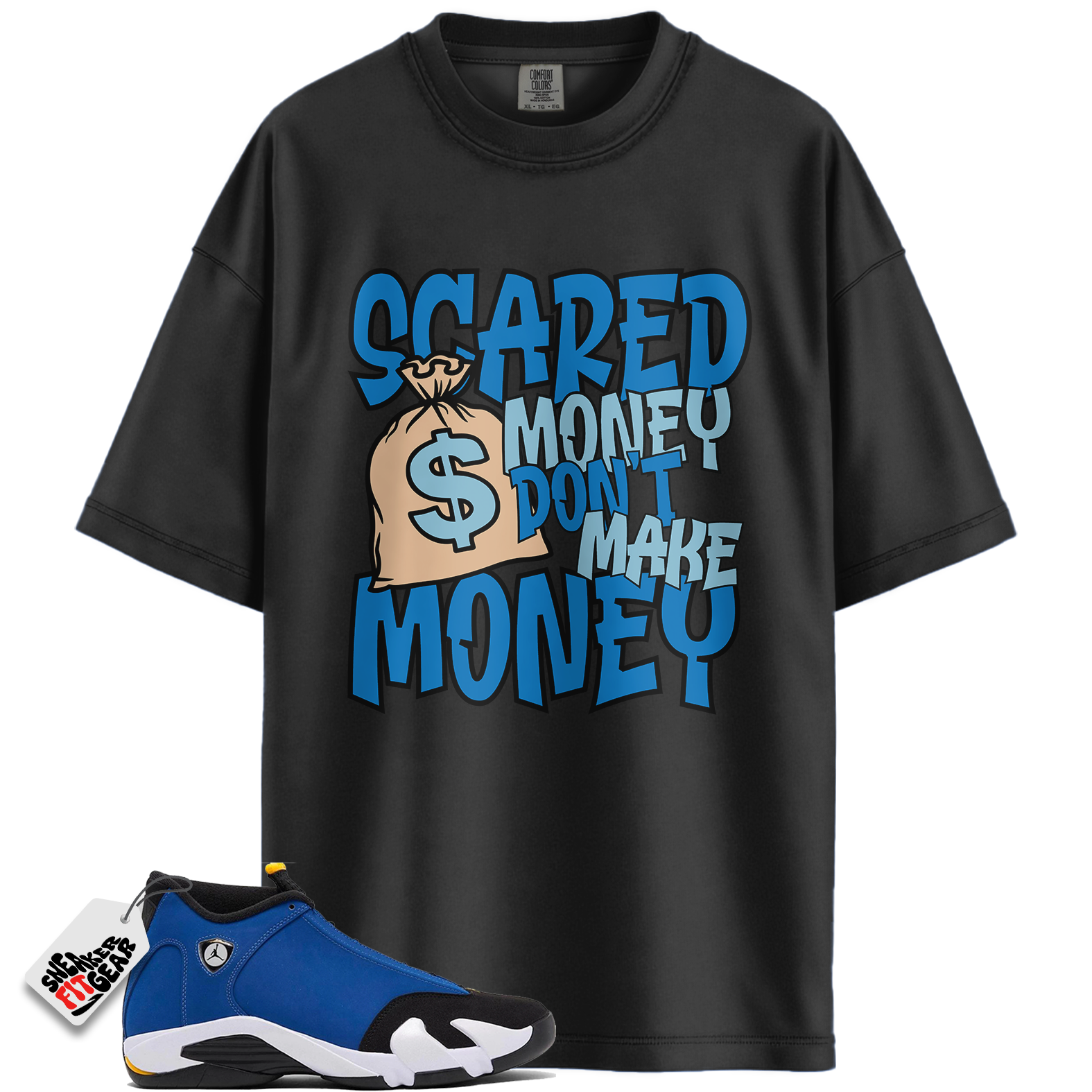 Jordan 14 Retro Laney Match Shirts, Scared Money Shirt To Match Jordan 14 Retro Laney