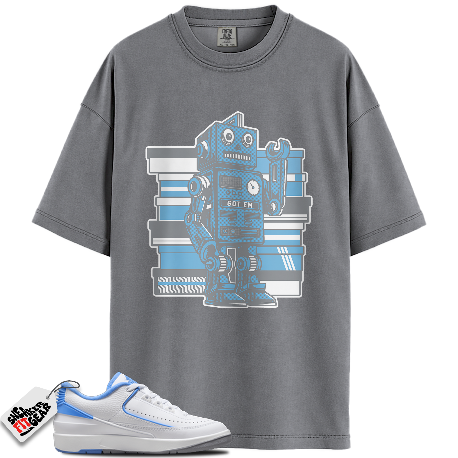 Jordan 2 Retro Low UNC Match Shirts, Sneaker Bot Shirt To Match Jordan 2 Retro Low UNC