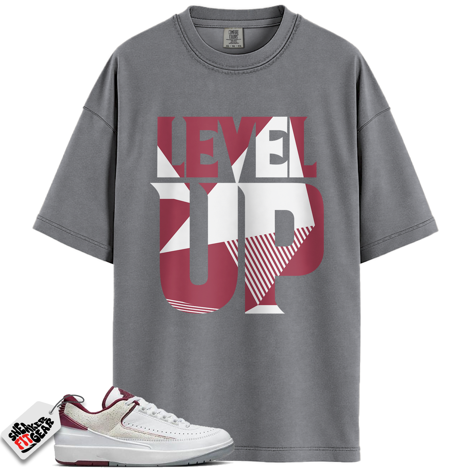 Jordan 2 Retro Low Cherrywood Match Shirts, LEVEL UP Shirt To Match Jordan 2 Retro Low Cherrywood