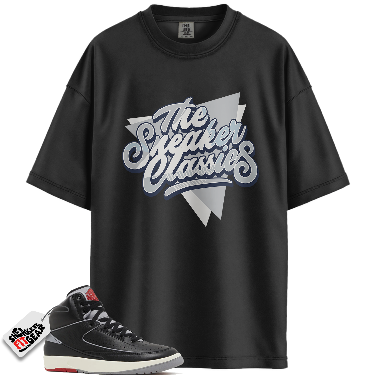 Jordan 2 Retro Black Cement Match Shirts, The Sneaker Classies Shirt To Match Jordan 2 Retro Black Cement