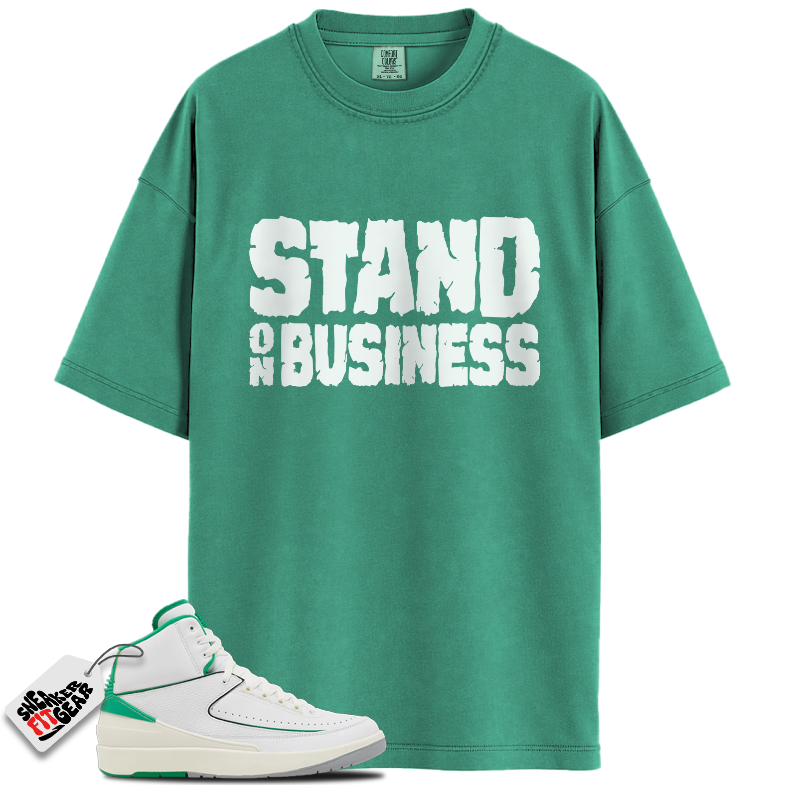 Jordan 2 Lucky Green Match Shirts, Stand On Business Shirt To Match Jordan 2 Lucky Green