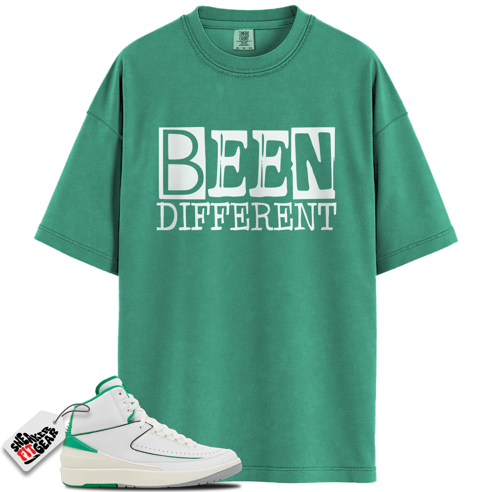 Jordan 2 Lucky Green Match Shirts, BEEN DIFFERENT Shirt To Match Jordan 2 Lucky Green Main image