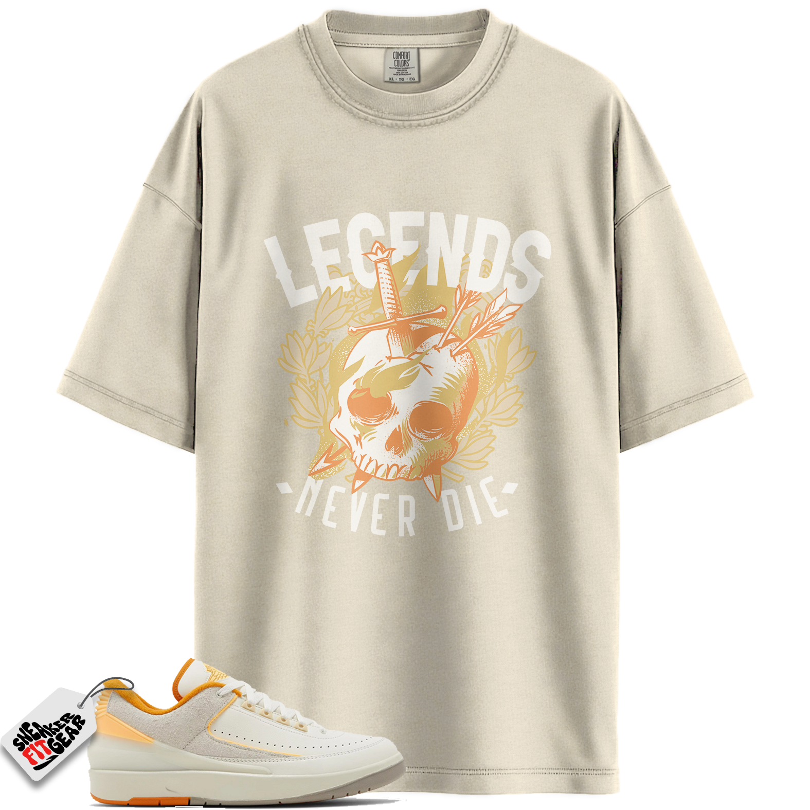 Jordan 2 Retro Low Craft Melon Tint Match Shirts, Legends Never Die Shirt To Match Jordan 2 Retro Low Craft Melon Tint