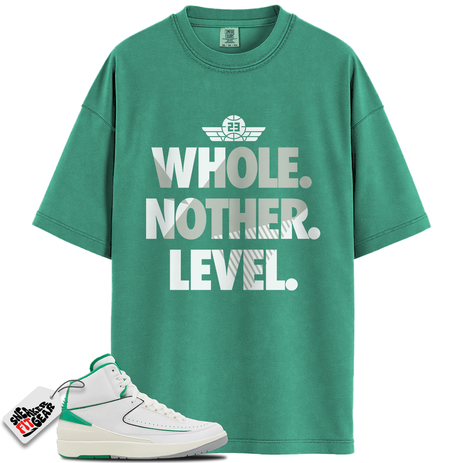 Jordan 2 Lucky Green Match Shirts, Next Level Shirt To Match Jordan 2 Lucky Green