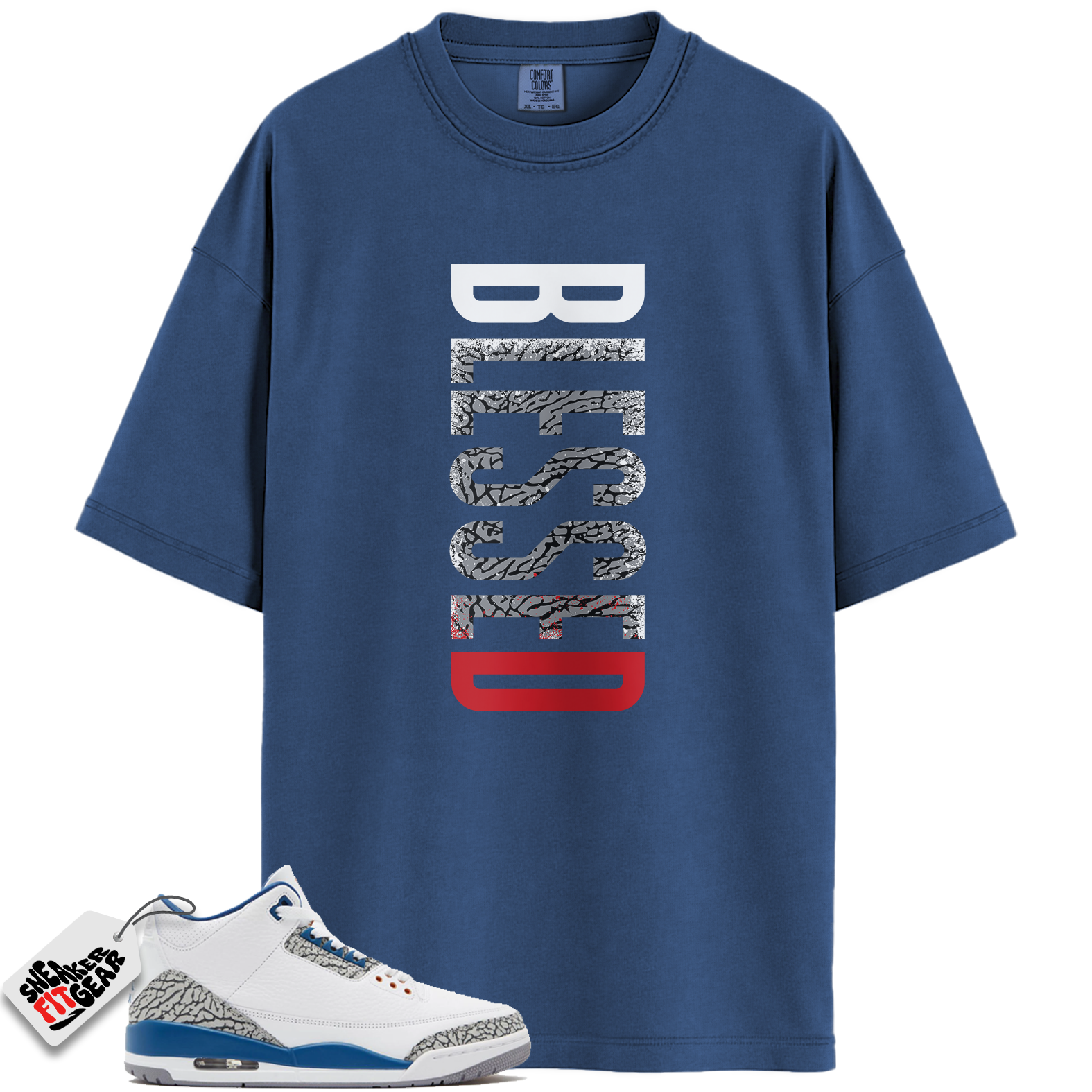 Jordan 3 Retro Wizards Match Shirts, VERTBLS To Match Jordan 3 Retro Wizards Main image