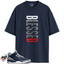 Jordan 3 Georgetown Midnight Navy Match Shirts, VERTBLS To Match Jordan 3 Georgetown Midnight Navy