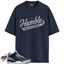 Jordan 3 Georgetown Midnight Navy Match Shirts, Stay Humble Hustle Hard Shirt To Match Jordan 3 Georgetown Midnight Navy