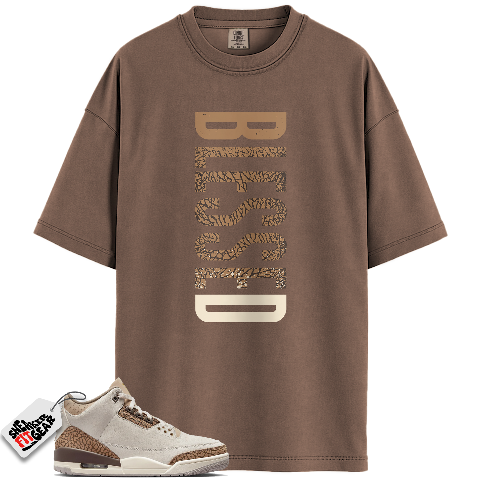 Jordan 3 Retro Palomino Match Shirts, VERTBLS To Match Jordan 3 Retro Palomino
