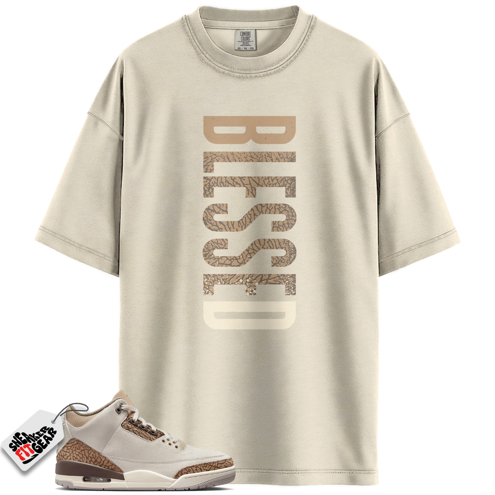 Jordan 3 Retro Palomino Match Shirts, VERTBLS To Match Jordan 3 Retro Palomino