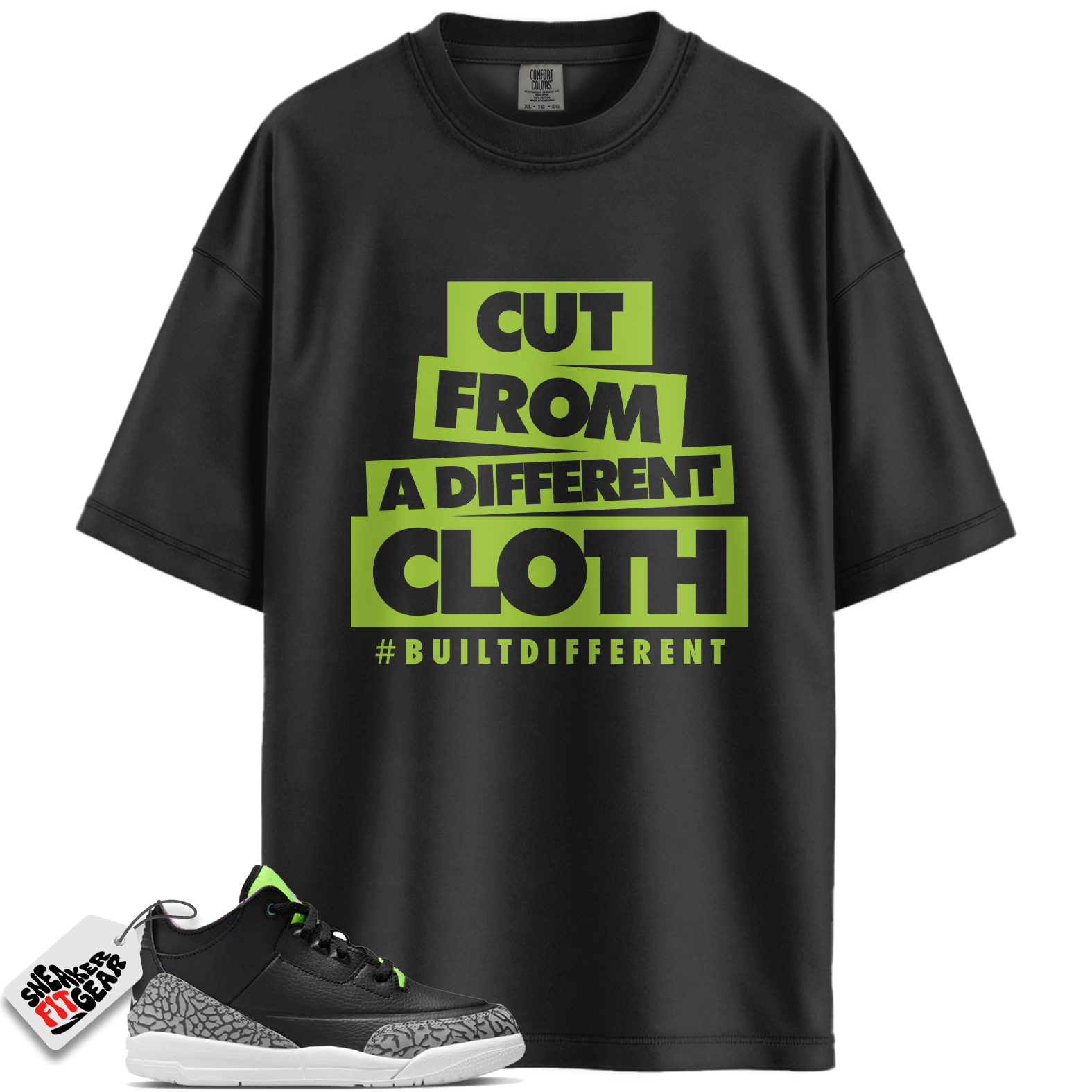 Jordan 3 Retro Electric Green Match Shirts, CLOTH To Match Jordan 3 Retro Electric Green