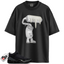 Jordan 3 Retro Black Cat (2025) Match Shirts, 3D Paint Roller Sneaker T-Shirt To Match Jordan 3 Retro Black Cat (2025)