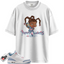 Jordan 3 Retro White Cobalt Bliss (GS) Match Shirts, PC To Match Jordan 3 Retro White Cobalt Bliss (GS)