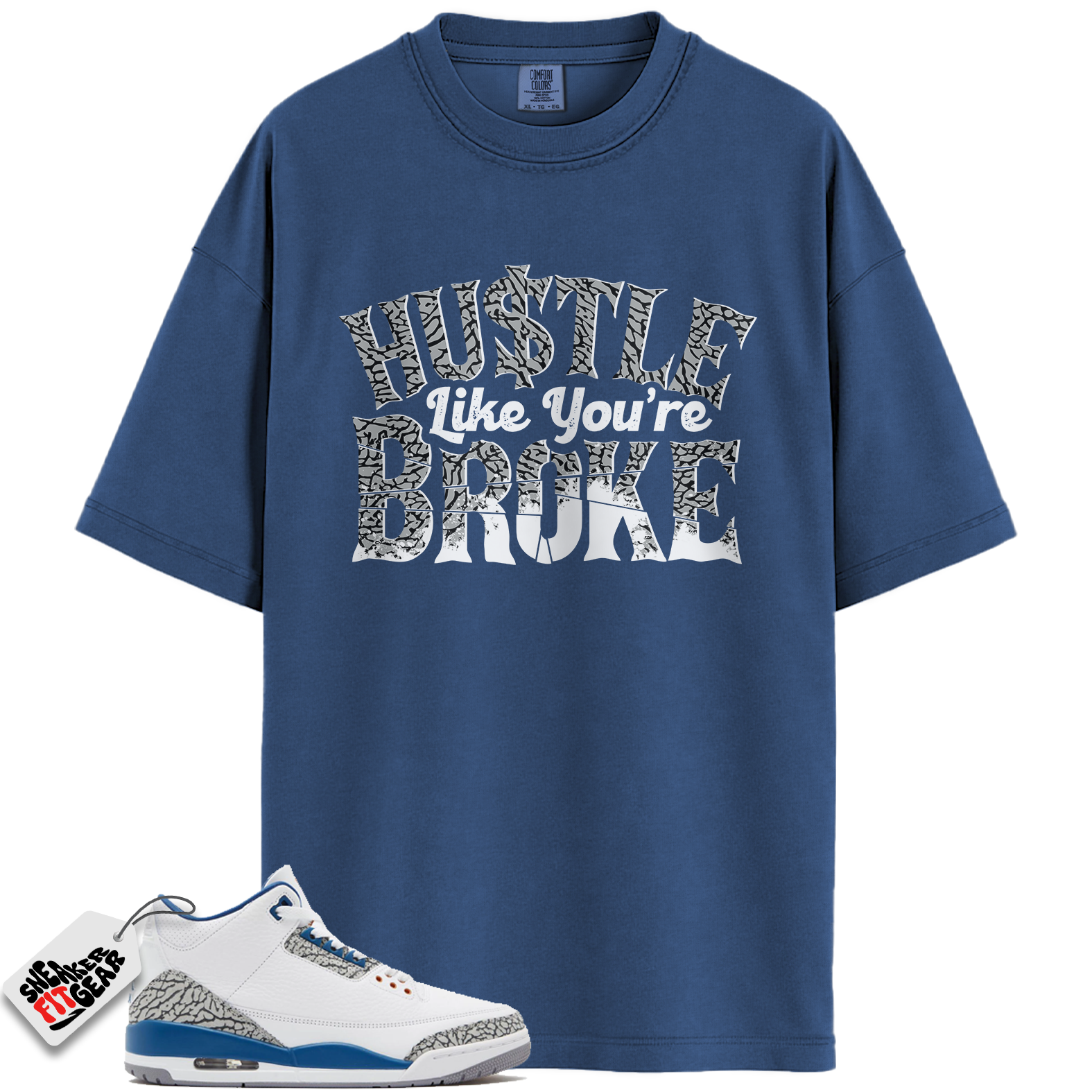 Jordan 3 Retro Wizards Match Shirts, BROKE T Shirt To Match Jordan 3 Retro Wizards