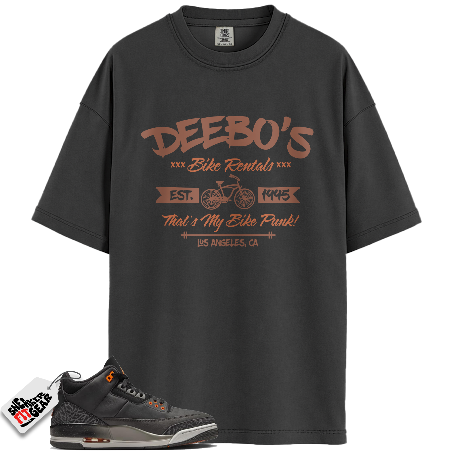 Jordan 3 Retro Fear Pack Match Shirts, Deebo’s Bike Shop Shirt To Match Jordan 3 Retro Fear Pack