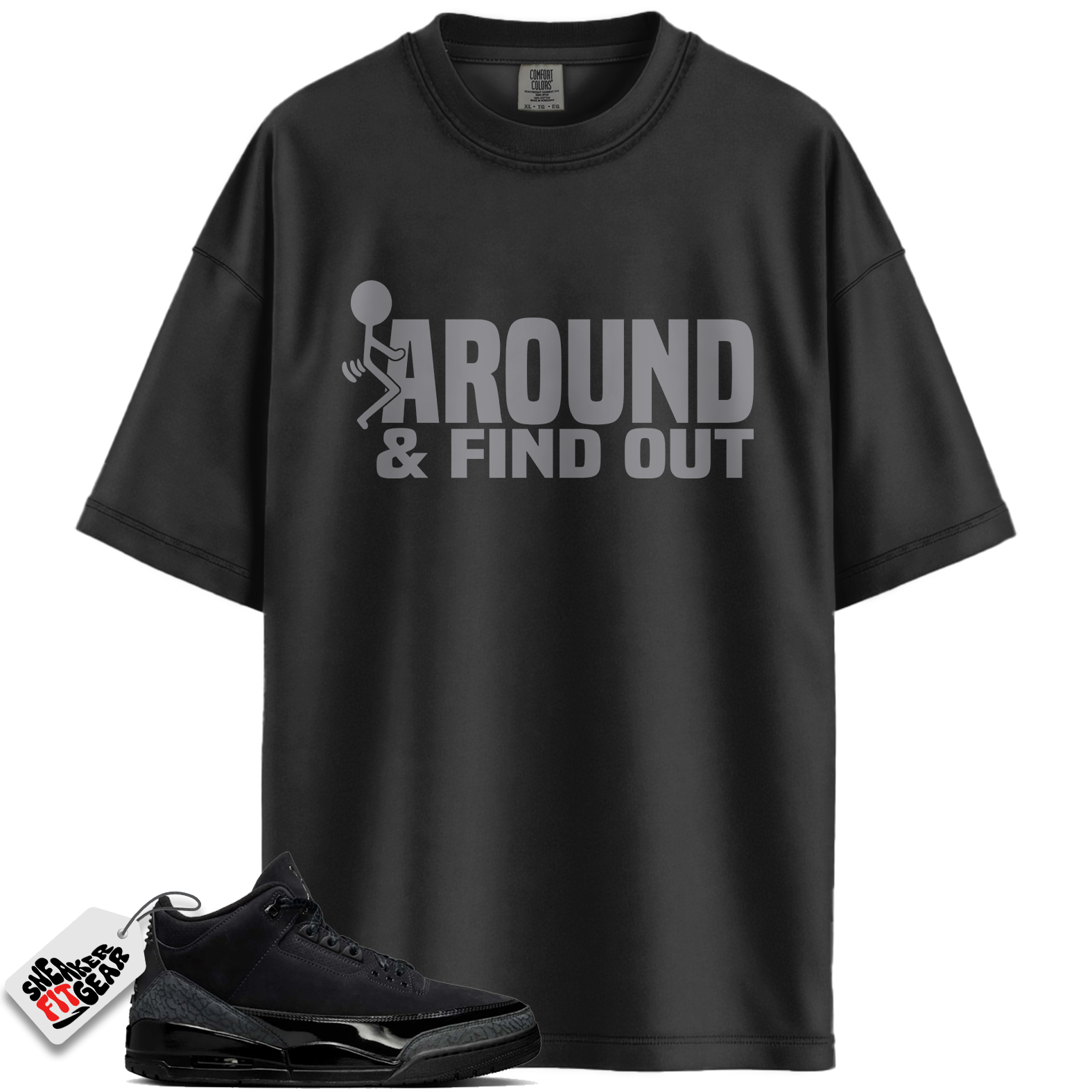 Jordan 3 Retro Black Cat (2025) Match Shirts, Find Out Shirt To Match Jordan 3 Retro Black Cat (2025)