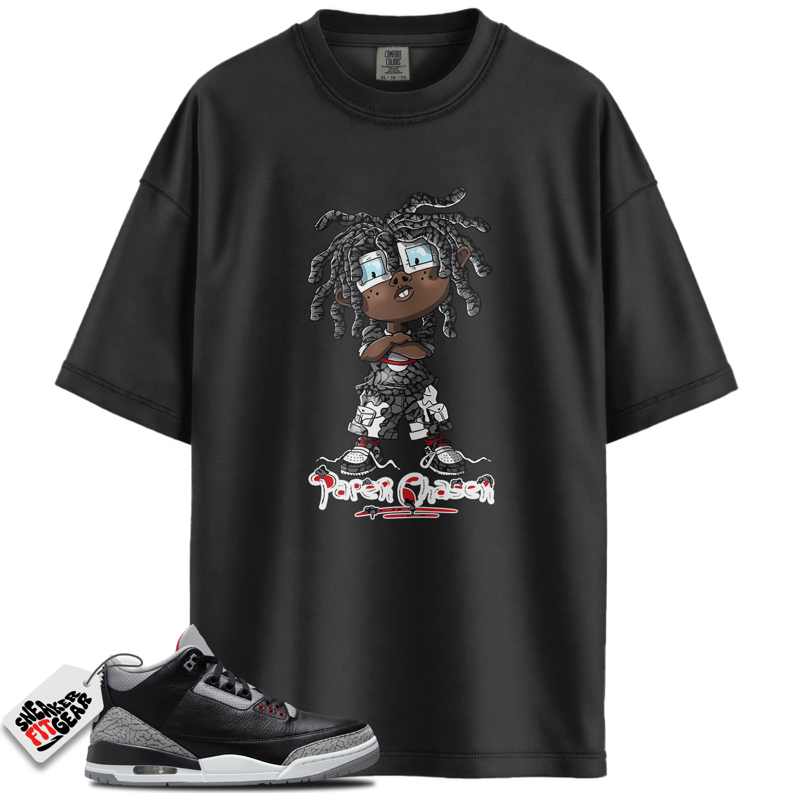 Jordan 3 Retro OG Black Cement Match Shirts, CHUCKY To Match Jordan 3 Retro OG Black Cement Main image