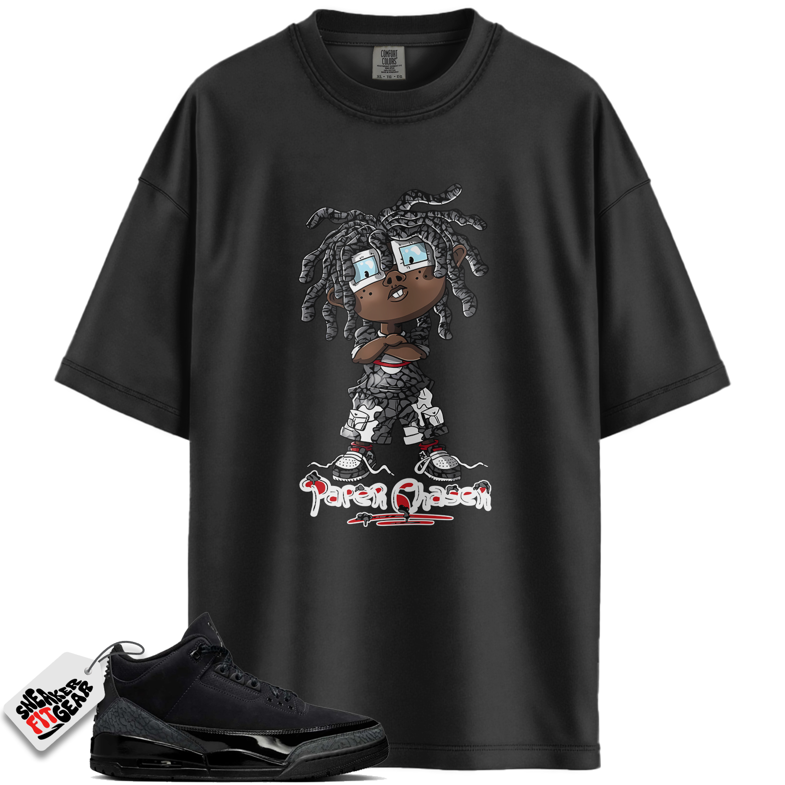 Jordan 3 Retro Black Cat (2025) Match Shirts, CHUCKY To Match Jordan 3 Retro Black Cat (2025) Main image