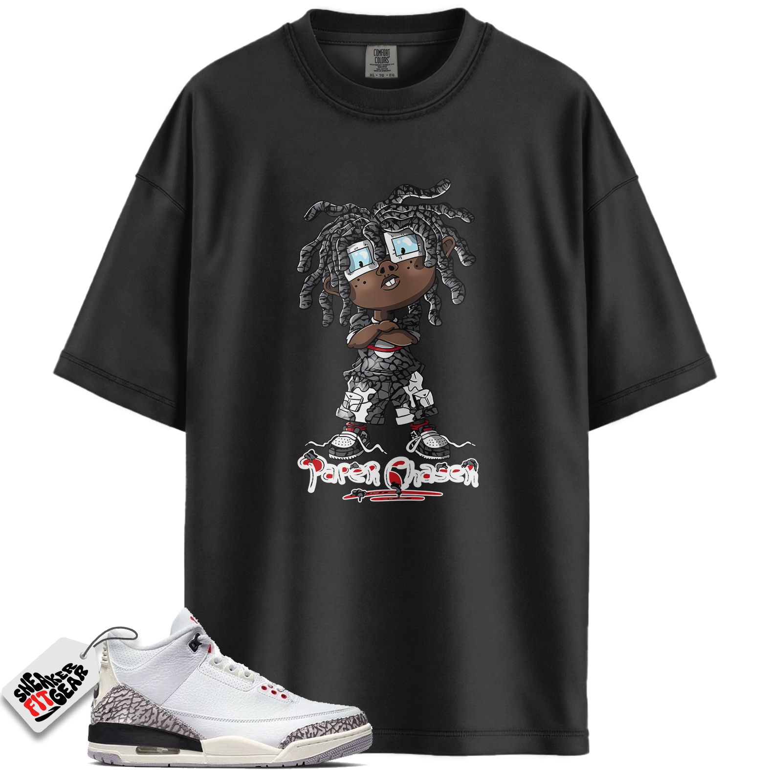 Jordan 3 Retro Cement Grey Match Shirts, CHUCKY To Match Jordan 3 Retro Cement Grey