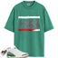 Women's Jordan 3 Retro Lucky Green Match Shirts, HIM To Match Women's Jordan 3 Retro Lucky Green