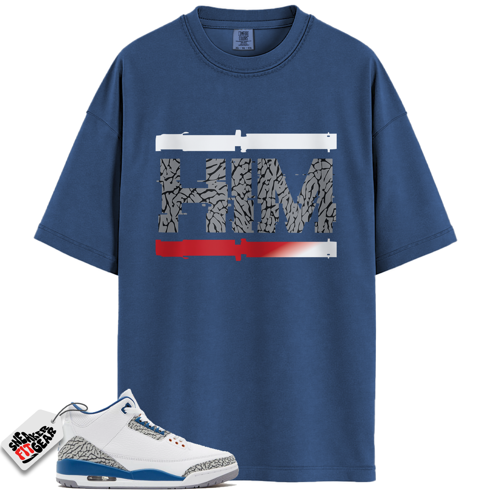 Jordan 3 Retro Wizards Match Shirts, HIM To Match Jordan 3 Retro Wizards